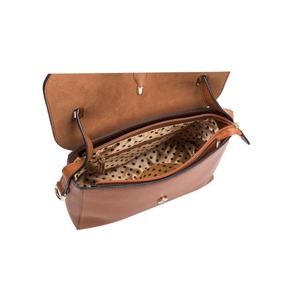 😍 SIENNA VEGAN LEATHER SOULDER BAG Black - Picture 5 of 6